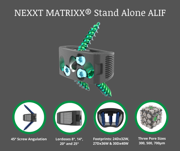 Nexxt Spine Launches Stand Alone ALIF System to the NEXXT MATRIXX® Family